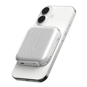 파로수 휴대용 맥세이프 미니 포켓형 5000mAh 고속충전 보조배터리 화이트 5011WPB-MAG WH
