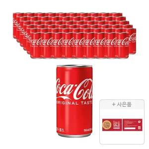 코카콜라, 190ml, 60개 + 증정 ( 피자헛 쿠폰, 주문시 100%증정)