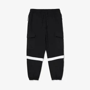 [휠라](대구신세계)[FILA] 유니 루즈핏 화이트락 우븐패치 조거팬츠 (FS2FPE4122X_BLK)