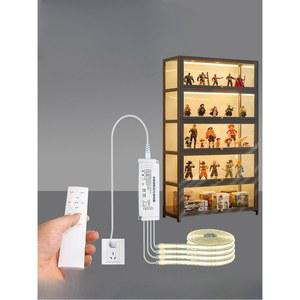 LED라인조명 피규어 소장품 무선 접이식 장식장 라인조명