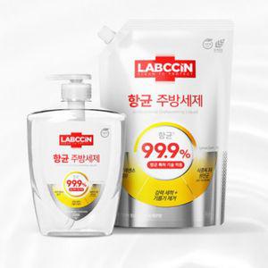 랩신 향균주방세제 레몬향 리필 1.2kg