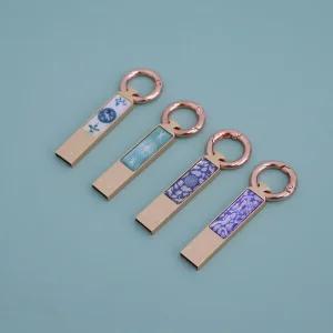 LED 자개 도자문 스틱 USB 32G 답례품 자개스틱 저장장치 이동식메모리