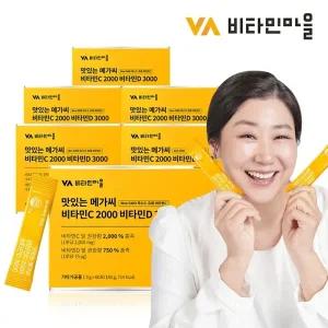 비타민마을 맛있는 메가씨 고함량 비타민C 2000 비타민D 3000 6박스 총360포 12개월분
