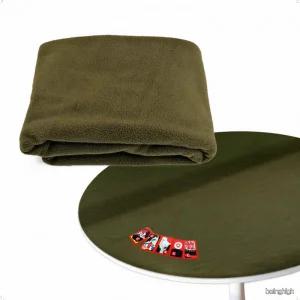 120cm 원형 다용도 올리브 카키색 두툼한 테이블 패드 화투 보드게임 매트