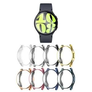 40mm 갤럭시워치6 젤리 케이스+TPU 보호필름 풀커버 강화유리 젤리 범퍼 액정필름 워치 액세서리