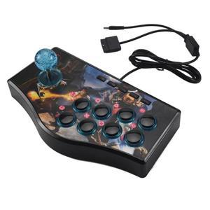 레트로 아케이드 게임 로커 컨트롤러 USB 조이스틱, PS2, 안드로이드 스마트 TV용, 내장 진동기, 8 방향
