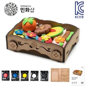 민화샵 전통놀이 추석 다과상 만들기 컬러 클레이 5색세트 명절 설날