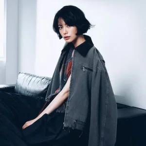 [이비엠 에디션바이미샤](강남점)코듀로이 카라배색 데님자켓 EMP8DJK030