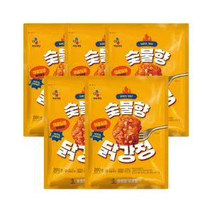 CJ 숯불향 닭강정 오리지널 200g x5개