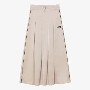 [노스페이스] [노스페이스 공식] NK6NR31L 화이트라벨 여성 새틴 플레어 스커트_LIGHT BEIGE