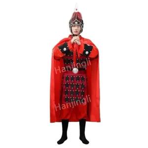 고대 테라코타 군인과 말 의상 공연 가드 일반 갑옷 Yue Fei Hua Mulan Manjiang Hong Opera Battle Robe