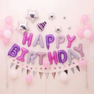 (헨리제이에스)생일패브릭 포스터 홈파티 포토존 소형