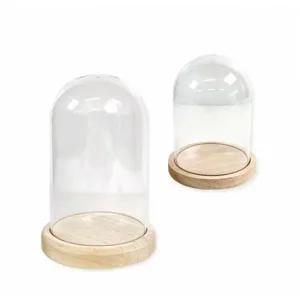 토단 아크릴 돔 작품 케이스 (중) mdf 받침 토단 아크릴 돔 작품 케이스 mdf 받침 보관용품 모형 프라모델