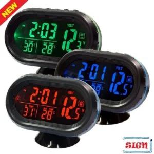 12V-24V 디지털시계-디지털볼트메타-디지털온도계 램프튜닝 멀티게이지 티지털게이지 볼트메타