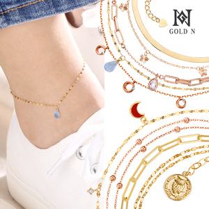 [골드앤] 선물추천 14k/18k 이쁜발찌 모음전/ 베스트발찌 선물추천 우정선물