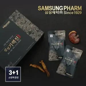 삼성제약 삼성기력진 홍삼녹용즙 쇼핑백포함 (30포 x 4박스) 