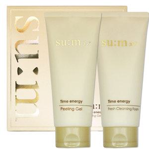 숨37 타임에너지 필링 젤 기획세트 /필링젤 100ml+클렌징 폼 100ml