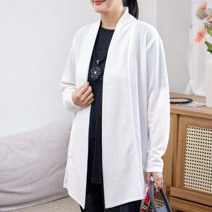 무지 오픈 롱 가디건 / 24SS14 / 실버다이아몬드 / 엄마옷 / 할머니옷 / 7부 / 빅사이즈 / 마담의류