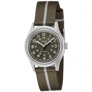 (TIMEX) MK1 36MM America Watch TW2U69000 손목시계 메카니컬 캠퍼 그린 문자판 스테인