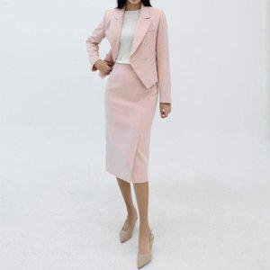 KDK1203랩스커트 딱붙 슬림핏 정장 비서룩 슬릿 일자치마