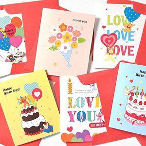 [VCMPWT4J]팝업 카드 생일축하카드 생일카드 감사카드 X5개