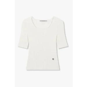 [갤러리아] [보브][25가을]스퀘어넥 하프 슬리브 니트 풀오버(7155350004)