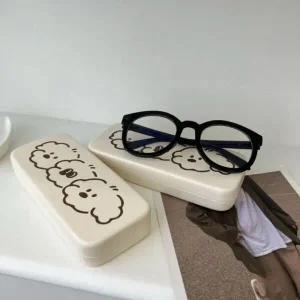 [모노무드]MNO 휴대용 안경 케이스 귀여운 곰돌이 수납함 보관 보관함 선글라스 안경집 안경통 커플룩