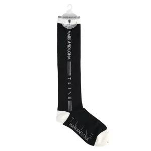 [명품] 마크 앤 로나 25SS 마크앤로나 시그니처 니삭스 MXF 5A FS33 BLACK
