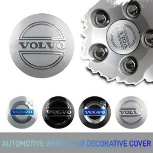 자동차휠캡 볼보 호환 V40 V50 S40 S80 XC60 S60 XC40 C40 V90 S90 S60L 용 4개 56/60mm 자동차 휠 센터 캡