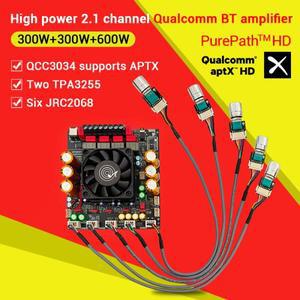 ZK-APTX3 Bt Amplifier Board 21 Channel 300W300W600W Chip Tpa3255 Subwoofer Theater Audio Stereo Equz