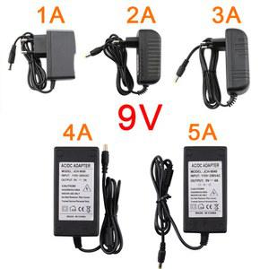 AC 전원 공급 장치 9V 소스 LED 변압기 220V 9 볼트 범용 어댑터 3A 1A 2A 4A 5A 조명 용 전압 조정기