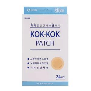콕콕 패치 24매입 3개 원형 하이드로겔 원형 밴드