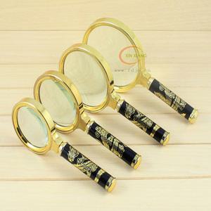 아로 60 70 80 90mm Gold&Black 6배 손잡이 돋보기 정밀작업 시계수리 식물 곤충관찰 신문 작은글자 노인