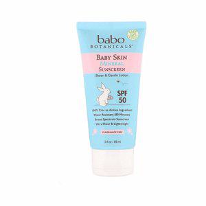 [iHerb 공식] Babo Botanicals, 베이비 스킨, 미네랄 썬스크린 로션, SPF 50, 3 fl oz (89 ml)