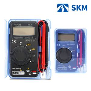 SKM 국산 포켓 디지털 테스터기 검전기 ASAHI-4201