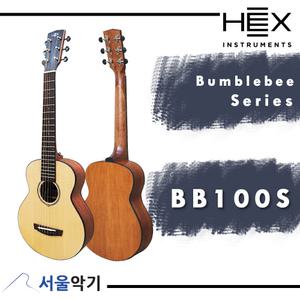 헥스 범블비 BB100S 입문용 연습용 여행용 미니기타 통기타 어쿠스틱기타