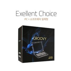 신곡업데이트가능 그루비 반주기(가요+찬송가)+반주기스탠드