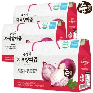 즙쟁이 자색 양파즙 3박스 자색양파