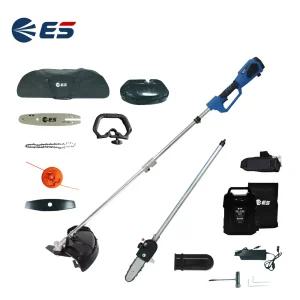 ES산업 LBCT54 충전멀티예초기 54V 6.0AH 1팩 예초기+고지톱 2 in 1 3단속도조절 잔디깍기