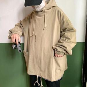 [오노마] ONM 쿨샵 남여공용 오버핏 후드 바람막이 데일리 패션