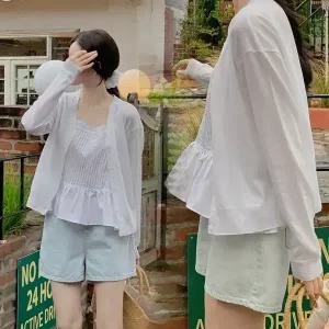 핫핑 노베아 시스루 썸머니트 가디건