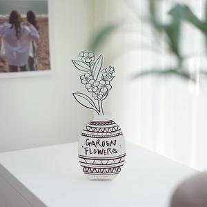 컬러링 페이퍼플라워 종이꽃 & 종이화병 만들기 DIY 꾸미기