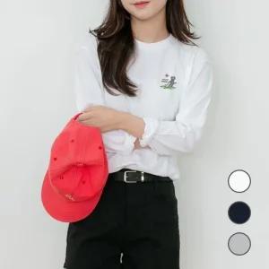 [험블스튜디오] 레깅스롱티 박스 흰 긴팔 티셔츠