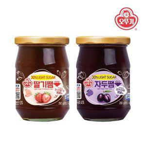 [오뚜기]라이트슈가 딸기쨈 290g x 2개+라이트슈가 자두쨈 290g x 2개[33177851]