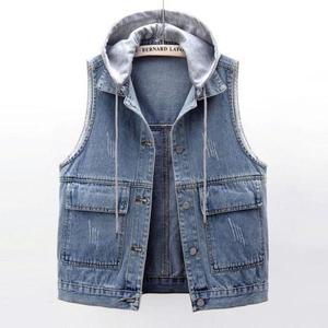[오노마] ONM 후드 탈부착 데님 조끼 청조끼 3size (S9617133)
