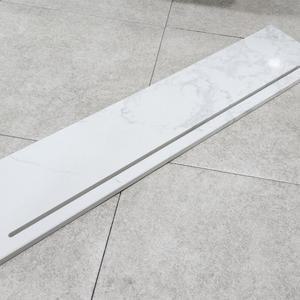 화이트 인조 대리석 일자선반 욕실일자선반 HLBATH