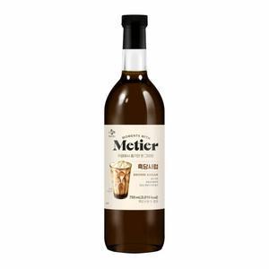 CJ제일제당 메티에 흑당시럽 750ml 1세트 티타임 손님접대 회사 사무실 팬트리 카페 음료