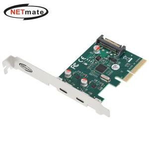 2포트 USB3.1 C타입 Gen2 PCI Express 카드 NM-SWC05 [H@lu]
