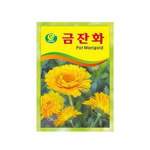 [기타]화분백화점 씨앗 꽃씨 잔디씨앗 배양토 모종판 나무씨앗 풀씨 (CN) 금잔화 씨앗 (20립)