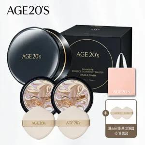 [에이지투웨니스]AGE20S 시그니처 에센스 커버 팩트 마스터 더블커버(케이스1+리필2) (SPF50+ PA++++)